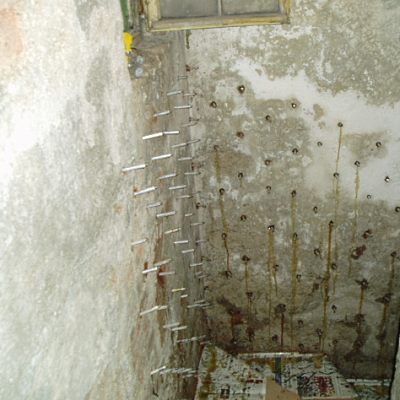 Polyuretanová injektáž — ukázka PU injektáže